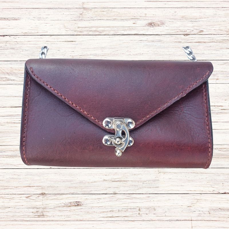 Leather Clutch Purse