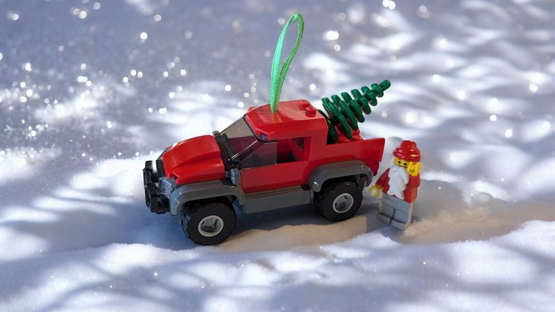 Truck Build-Your-Own LEGO Ornament by BrickCrafts