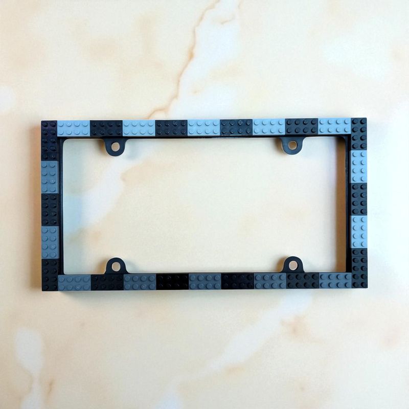 LEGO License Plate Frame from BrickCrafts - 2 Custom Colors