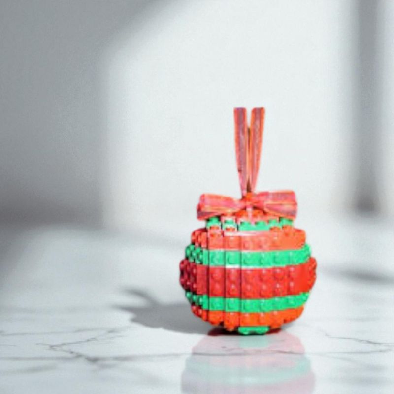 Christmas Ball Build-Your-Own LEGO Ornament by BrickCrafts