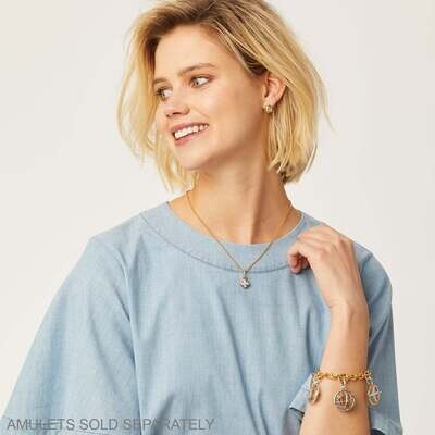 Luxe Link Charm Bracelet-Gold