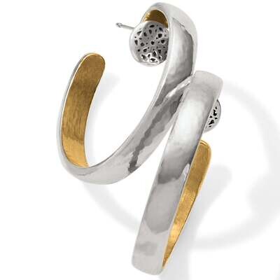FERRARA ENTRATA SMALL HOOP EARRINGS