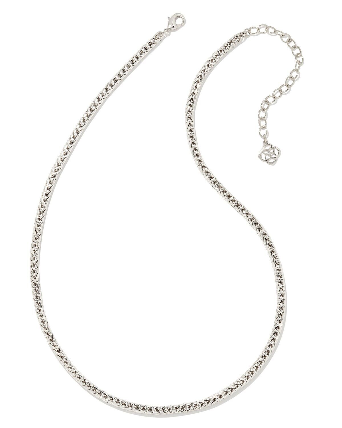 KINSLEY CHAIN NECKLACE, Color: SILVER, Size: ONE SIZE