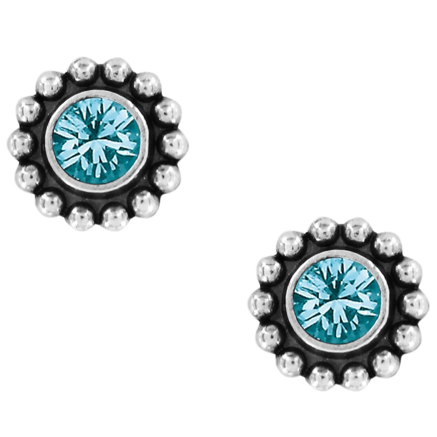 Twinkle Blue Zircon Mini Post Earrings