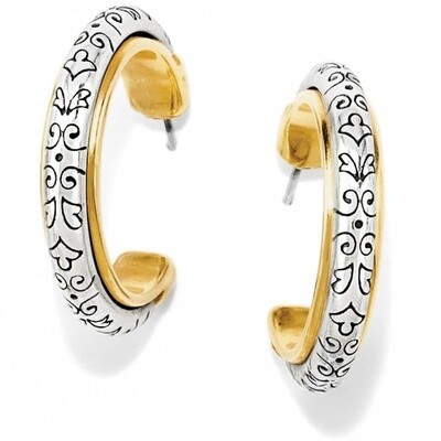 Two Tone Venezia Hoop Earring