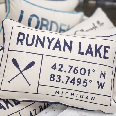 RUNYAN LAKE GRID COORDINATES