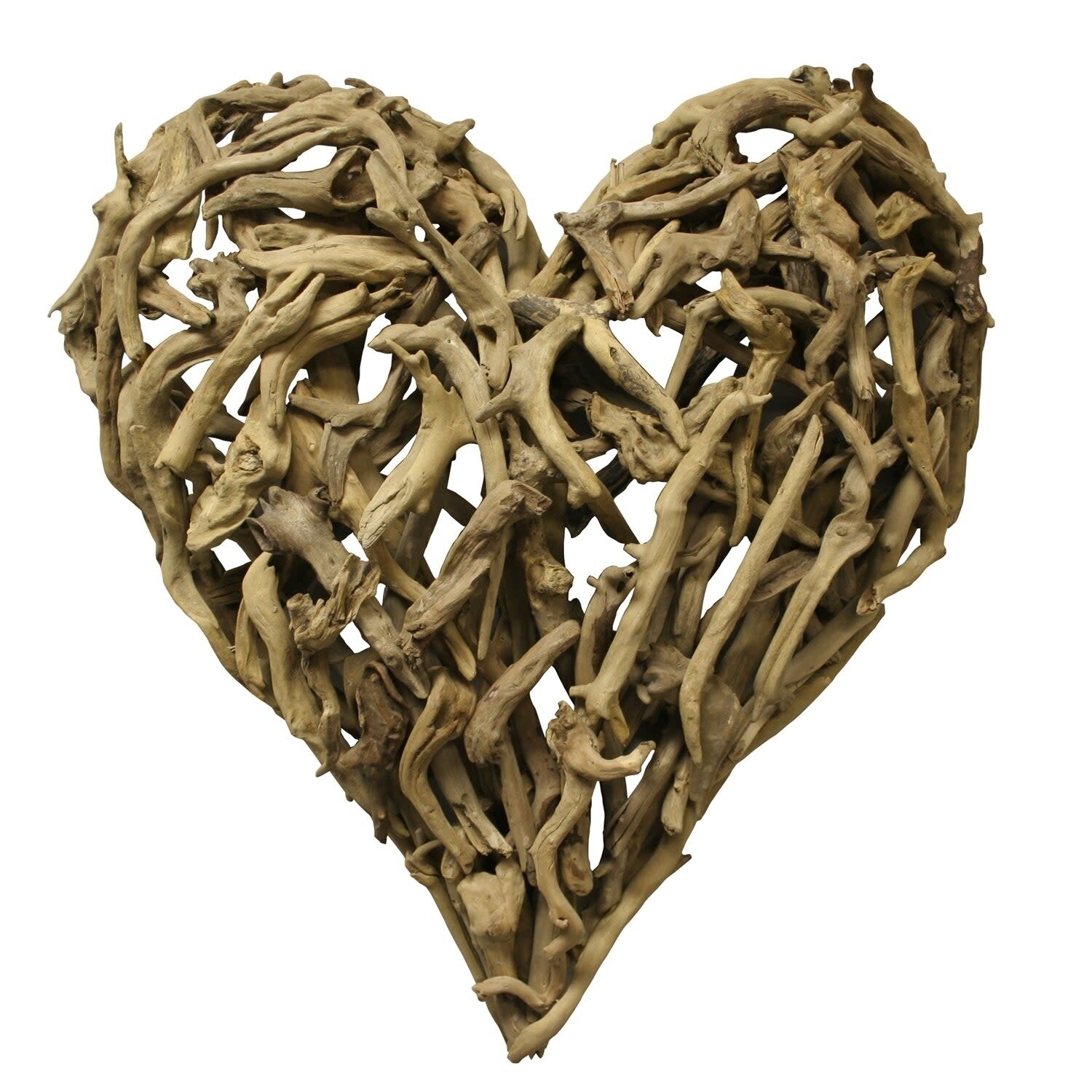 LARGE DRIFTWOOD HEART