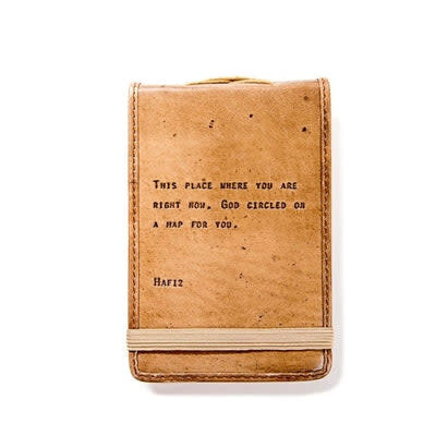Mini Hafiz Leather Journal - 4&quot;x6&quot;