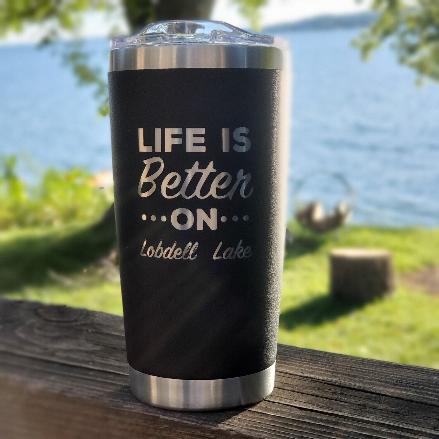 LIFE IS BETTER TUMBLER - BLACK