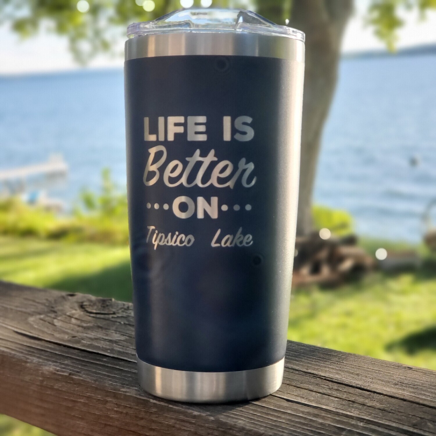 LIFE IS BETTER TUMBLER - BLUE