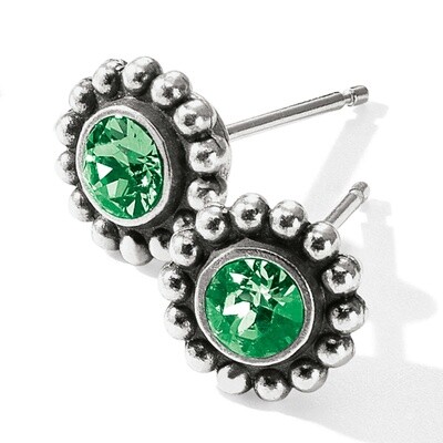Twinkle Mini Post Earrings-Peridot