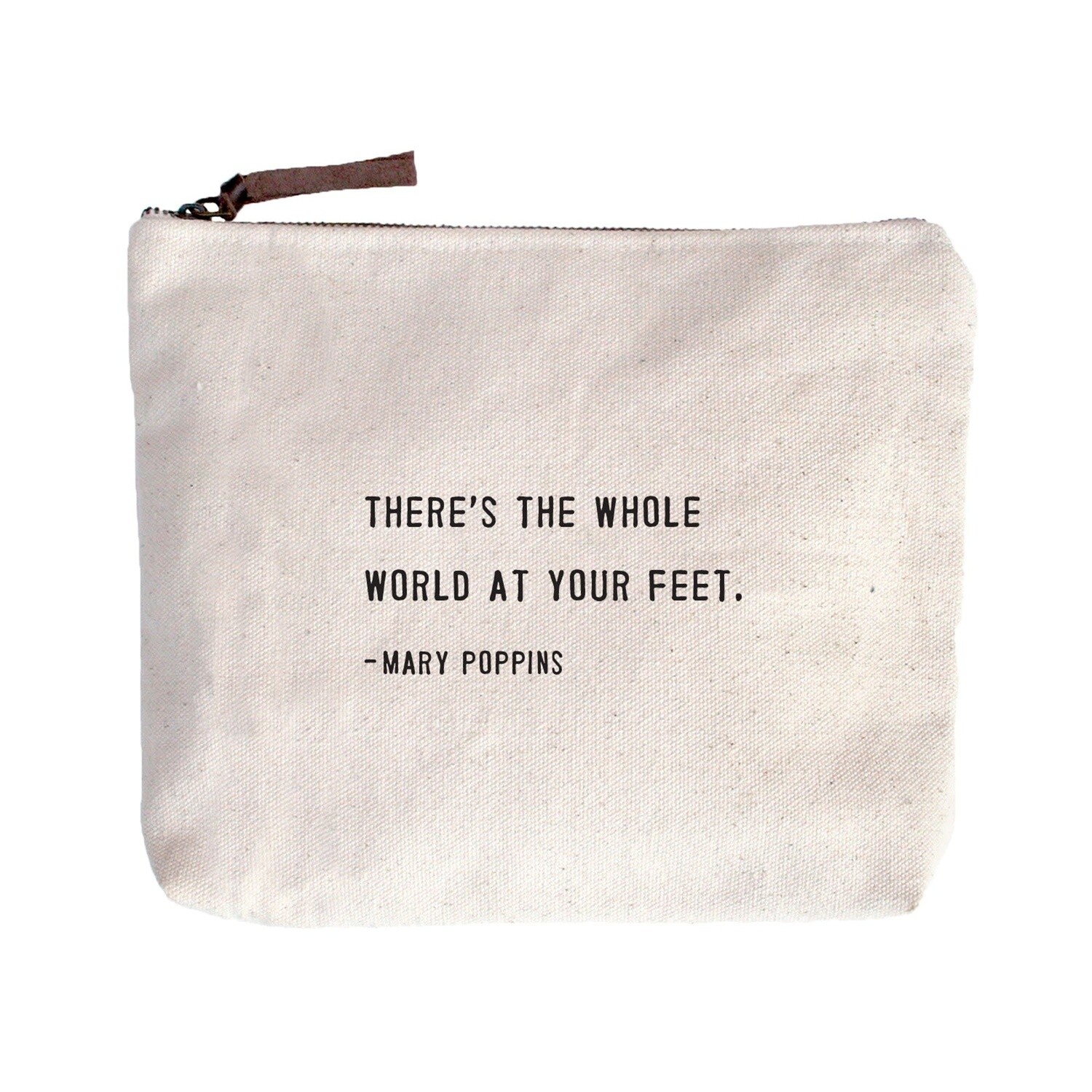 MARY POPPINS CANVAS ZIP BAG