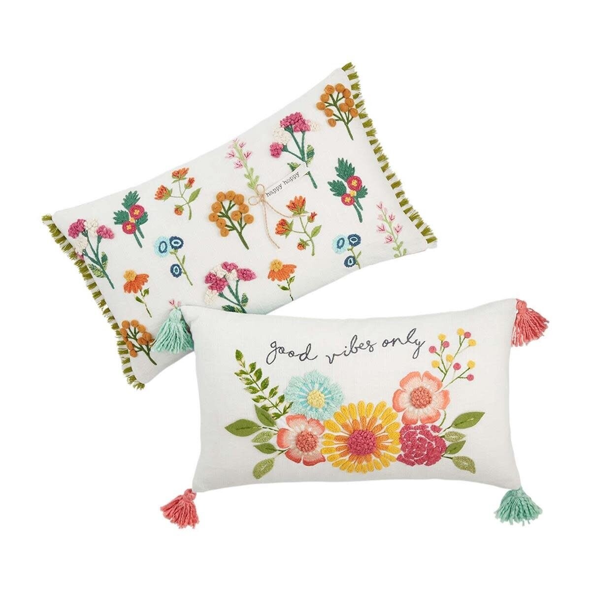 GOOD VIBES LUMBAR PILLOW