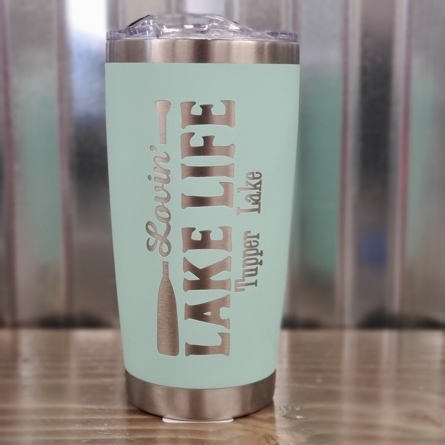 LOVIN&#39; LAKE LIFE SEAFOAM TUMBL