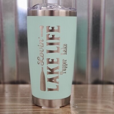 LOVIN&#39; LAKE LIFE SEAFOAM TUMBL