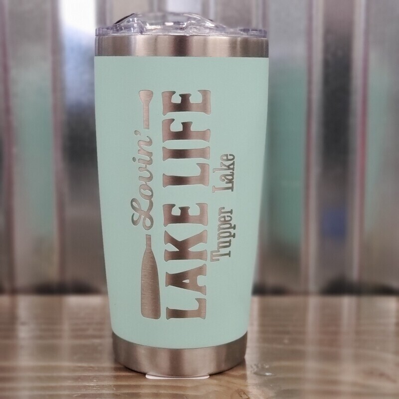 LOVIN&#39; LAKE LIFE SEAFOAM TUMBL