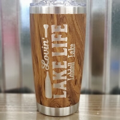 LOVIN' LAKE LIFE WOODGRAIN TUM
