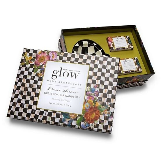 FLOWER MARKET BAR SOAP &amp; DISH