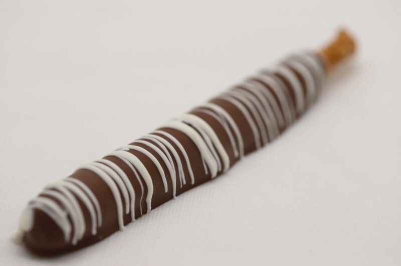 Chocolate Caramel Pretzel Rod