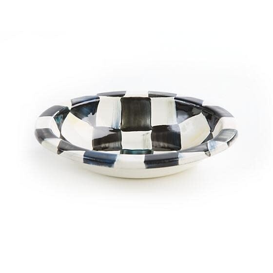 COURTLY CHECK ENAMEL SOAP DISH