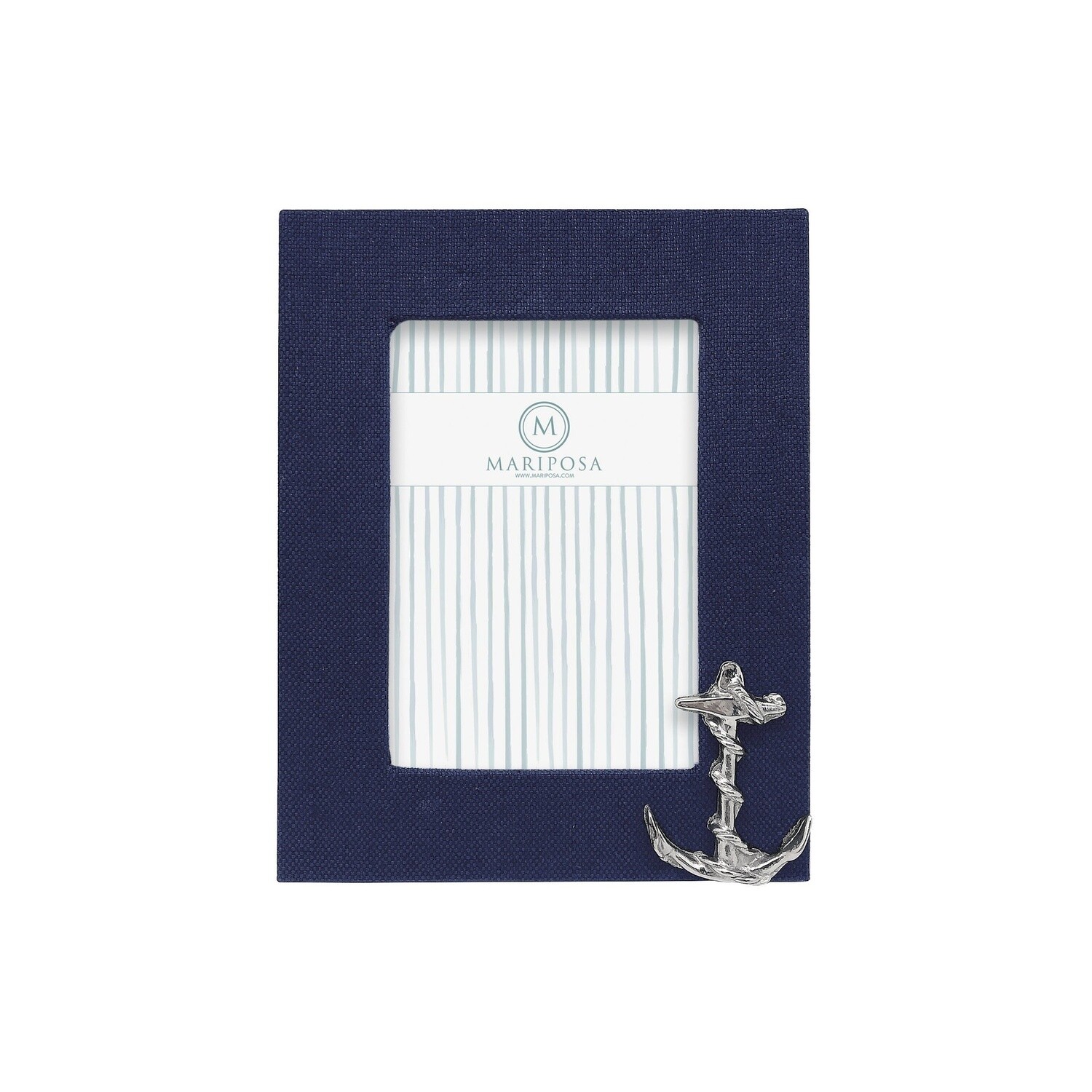 ICON 5X7 NAVY LINEN FRAME