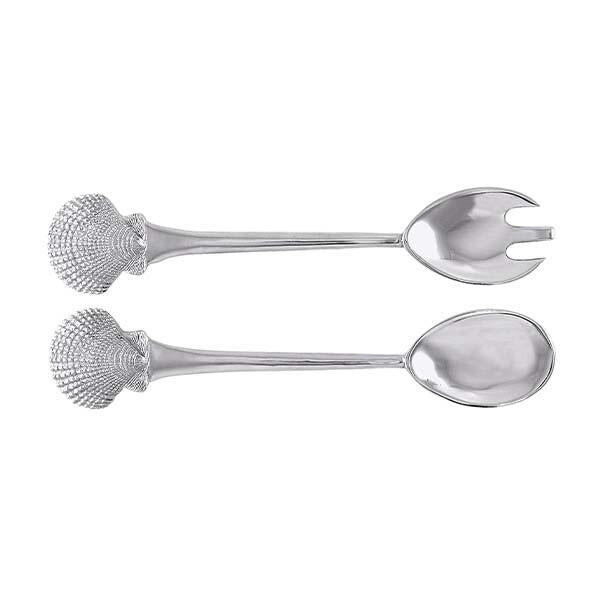 SCALLOP SHELL SALAD SERVERS