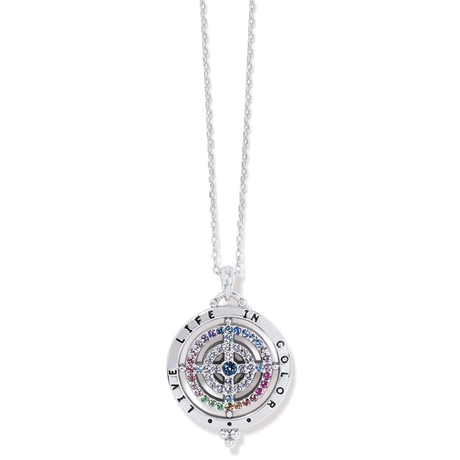 COLOR DROPS PENDANT NECKLACE