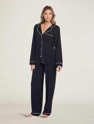 LUXE MILK JERSEY PIPED PAJAMA