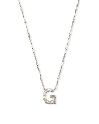 LETTER G PENDANT NECKLACE