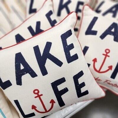 LAKE LIFE ANCHOR PILLOW (Multiple Designs)