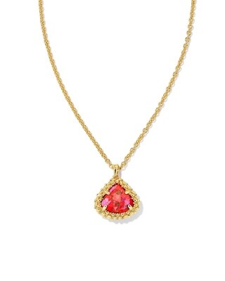 FRAMED KENDALL SHORT PENDANT NECKLACE