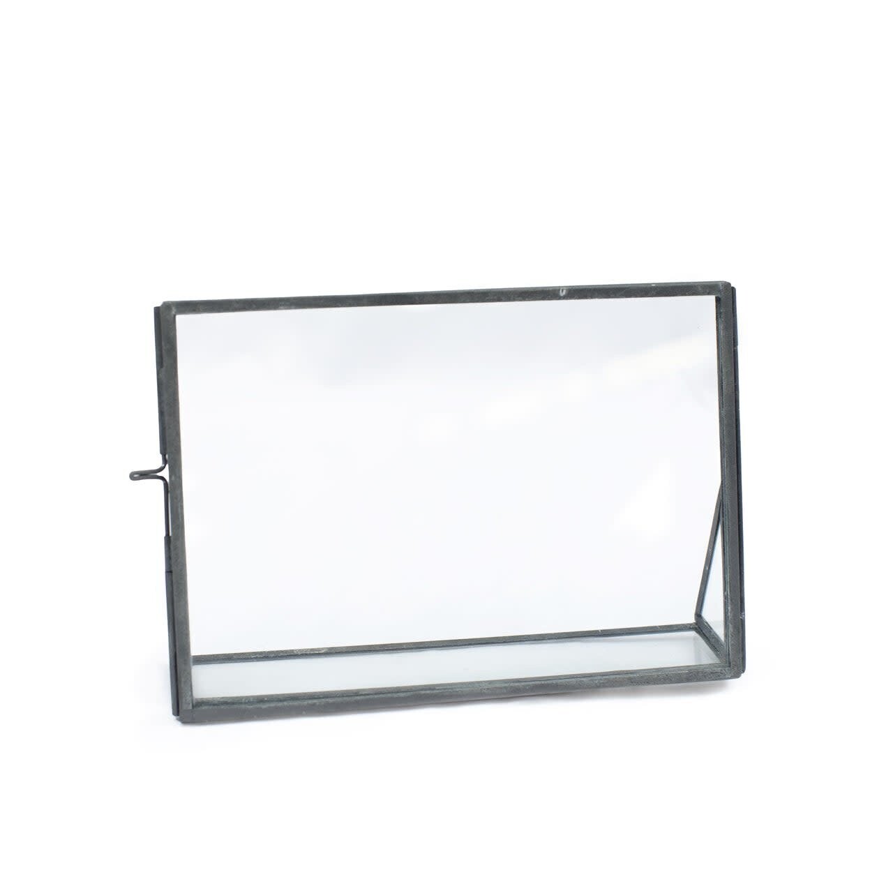HORIZ FLOAT FRAME W/GLASS STAND