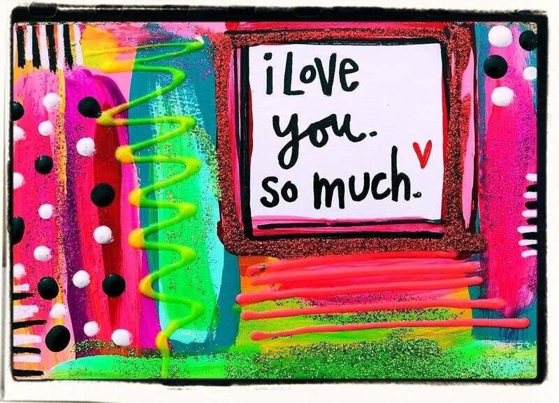JULIE ABBOTT STOCK ARTWORK - LOVE YOU ASSORTMENT #1