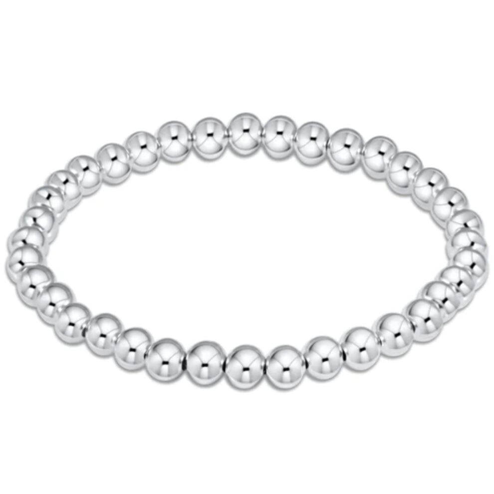 CLASSIC SILVER 5MM BEAD BRACELET