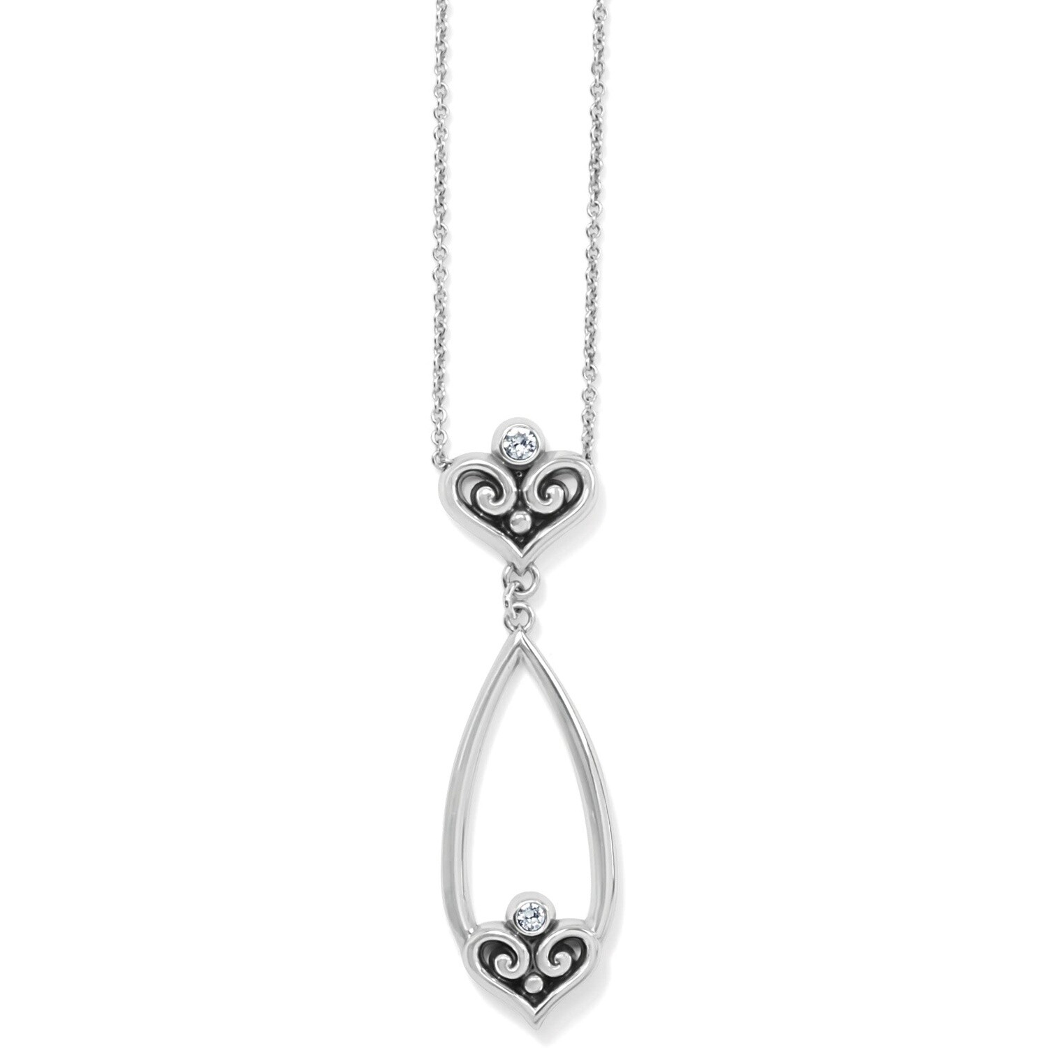ALCAZAR HEART TEARDROP NECKLAC