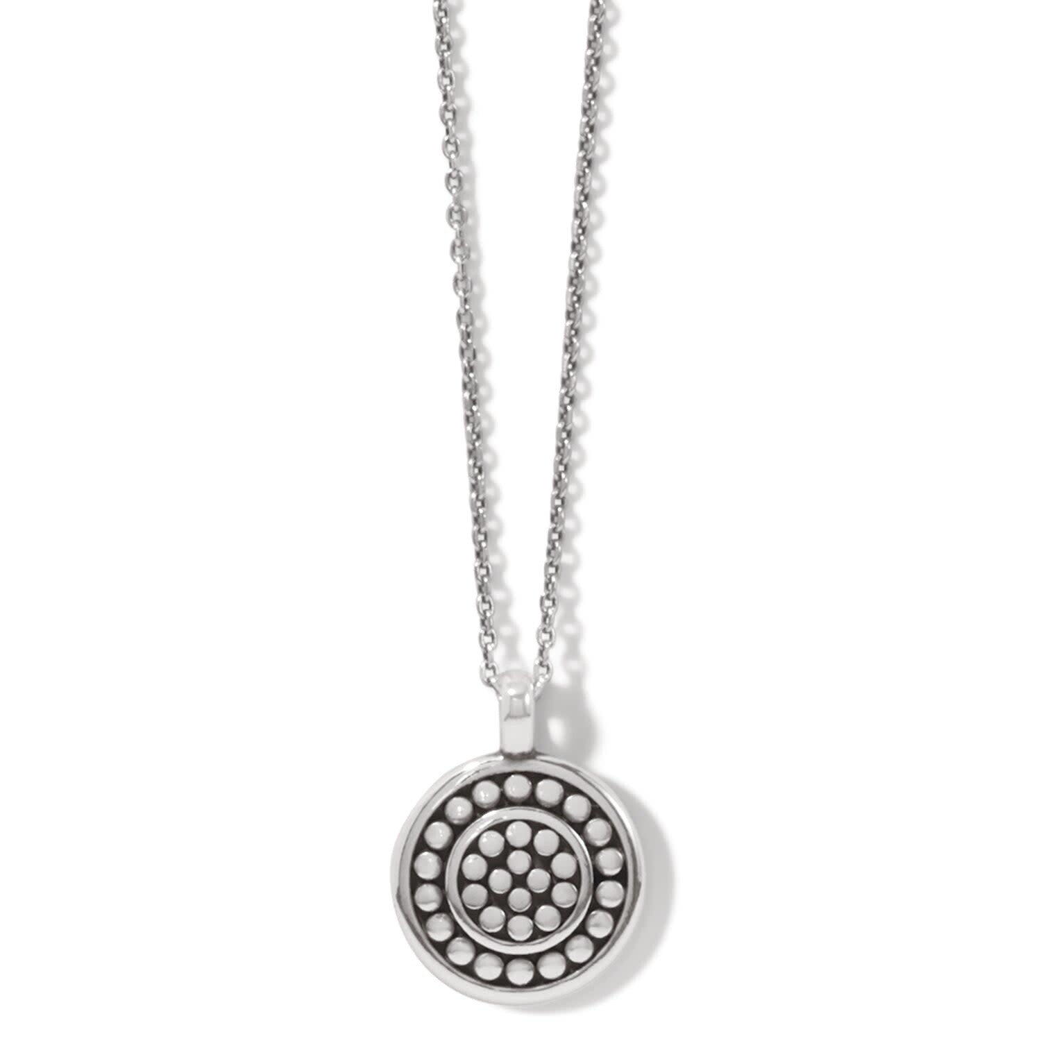 PEBBLE ROUND REV PET NECKLACE