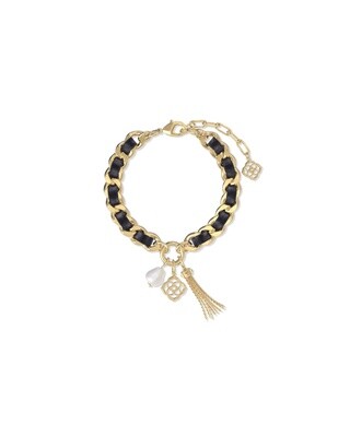 EVERLEIGH VELVET CHAIN BRACELET