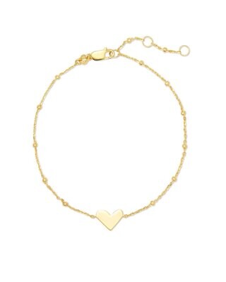 ARI HEART DELICATE CHAIN BRACELET