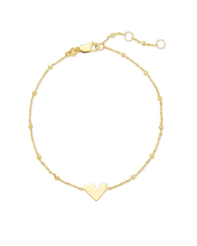 ARI HEART DELICATE CHAIN BRACELET