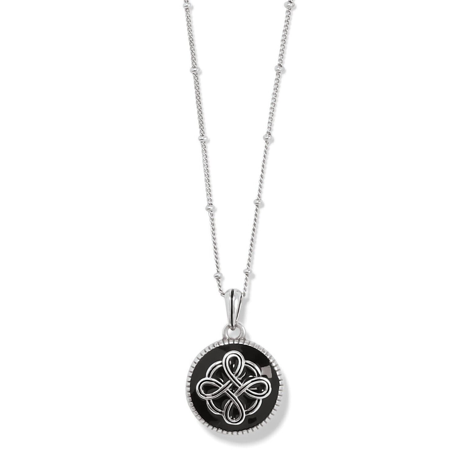 INTERLOK NOIR REVERSIBLE NECKLACE