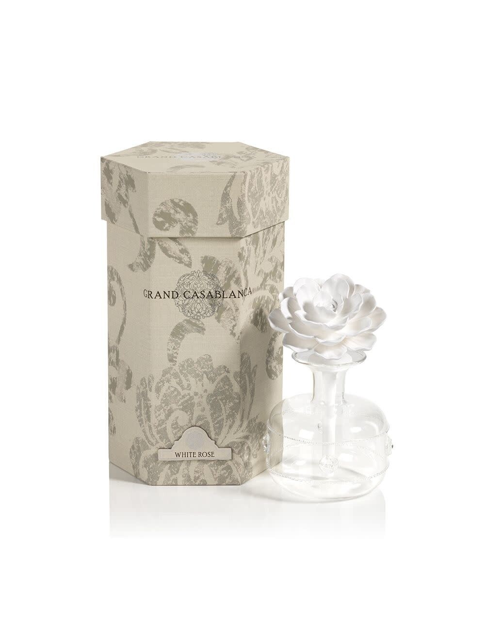 Grand Casablanca Porcelain Diffuser - White Rose