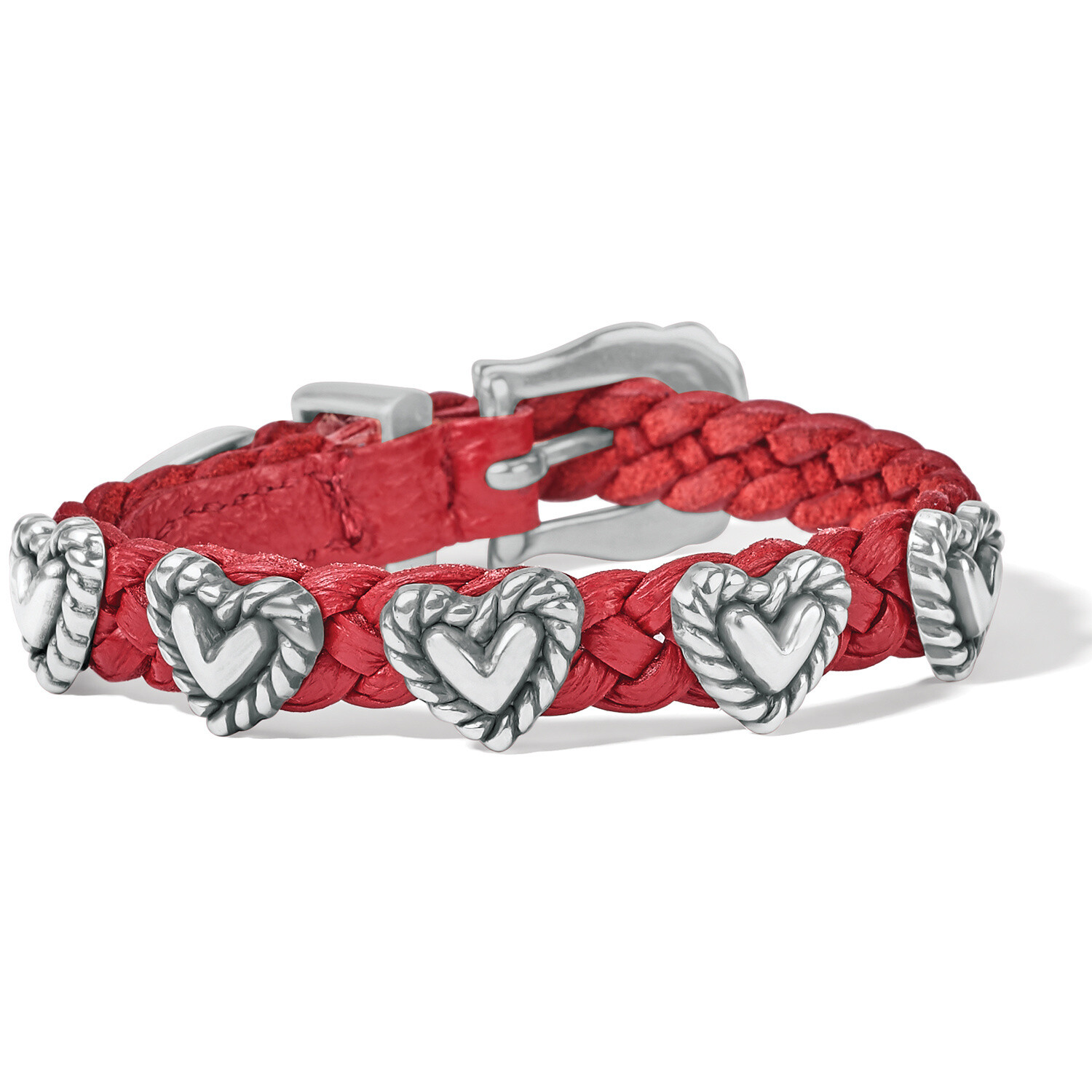 LIPSTICK ROPED HEART BANDIT BRACELET