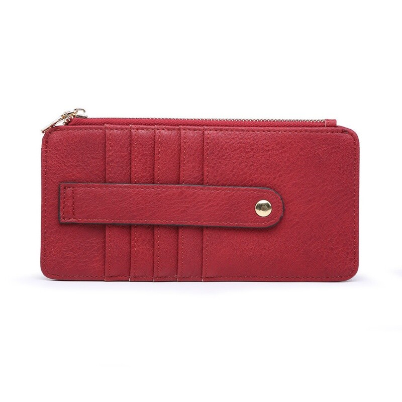 SAIGE SLIM  WALLET-WINE