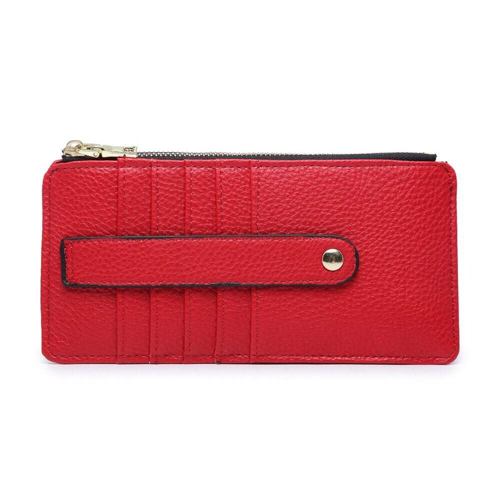 SAIGE SLIM  WALLET-RED
