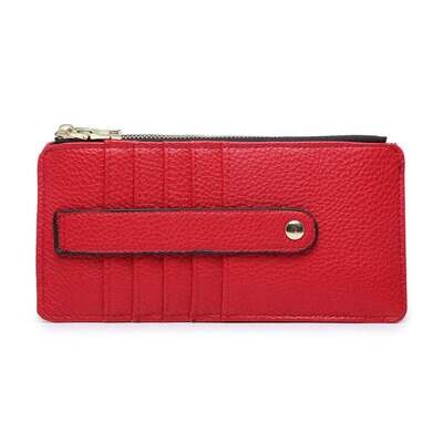 SAIGE SLIM  WALLET-RED