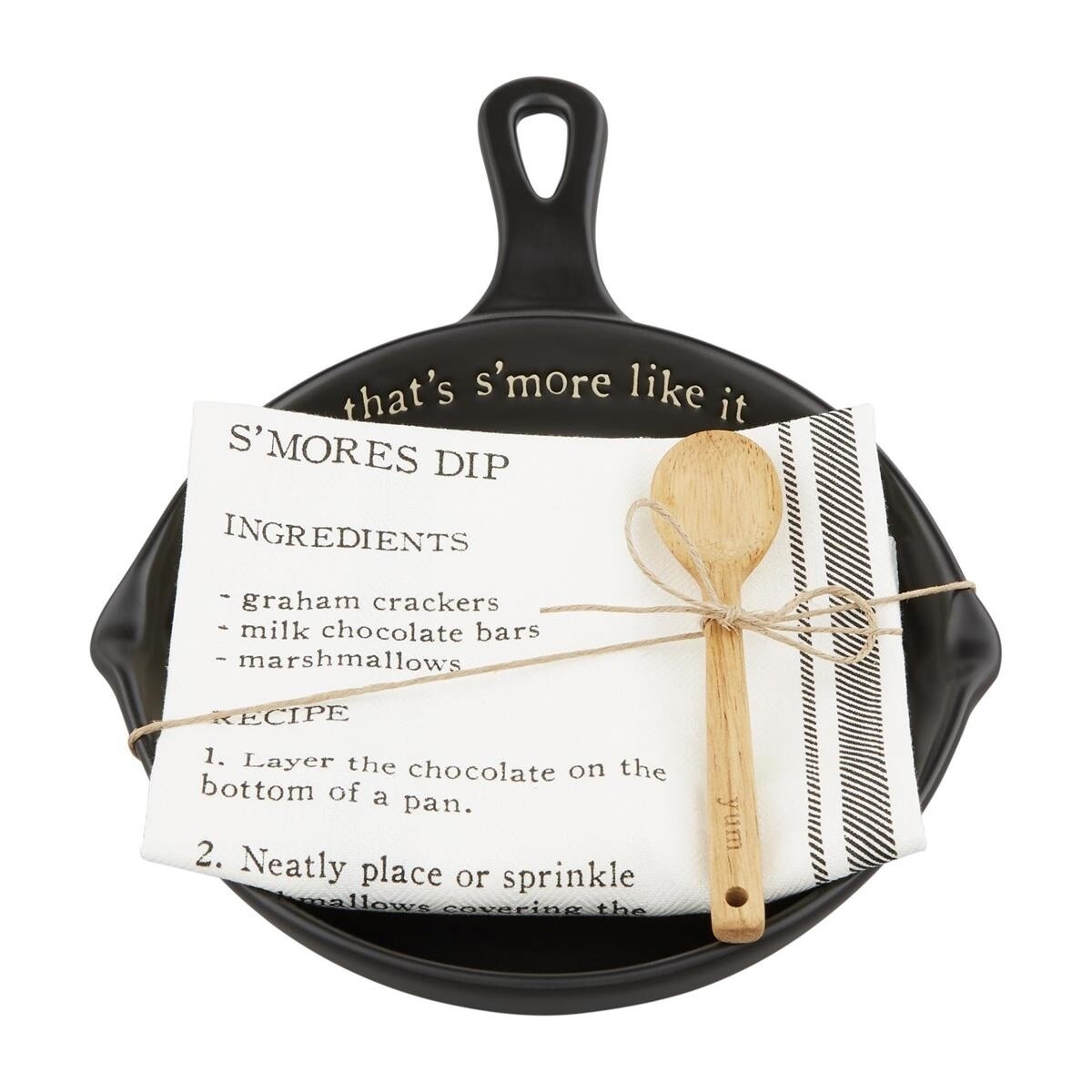 S&#39;MORES SKILLET AND TOWEL