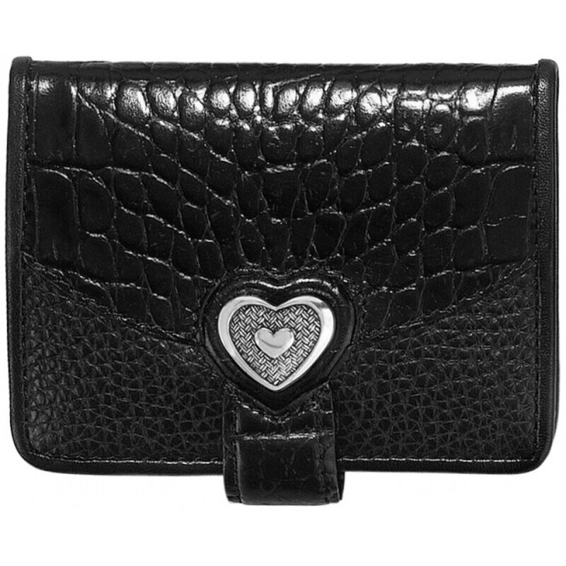 Bellissimo Heart Small Wallet-Black