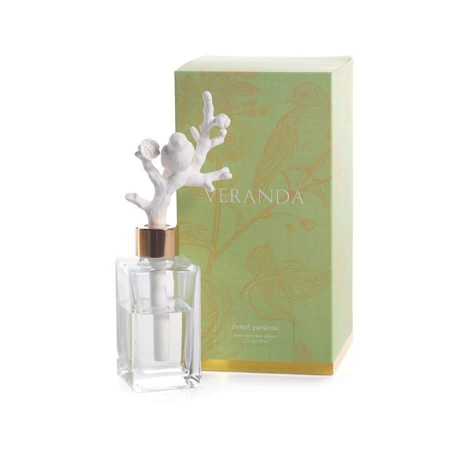 Veranda Porcelain Diffuser - Birds On Twig - Gardenia