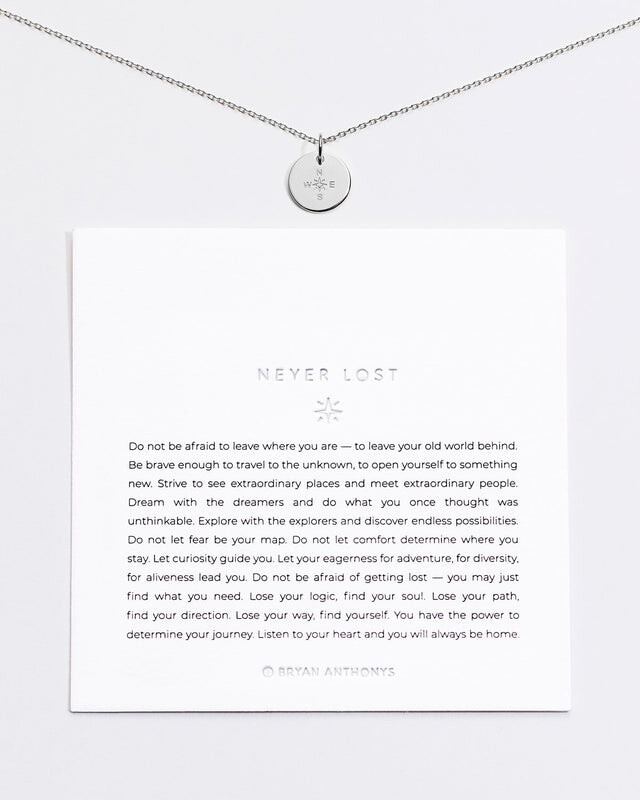 Never Lost Symbol Stacker™ with Chain - Sterling Silver