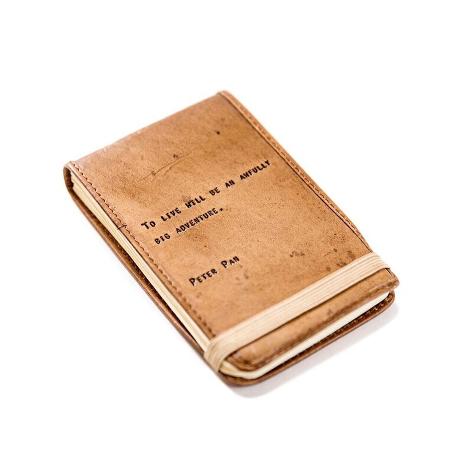 Mini Peter Pan Leather Journal - 4&quot;x6&quot;